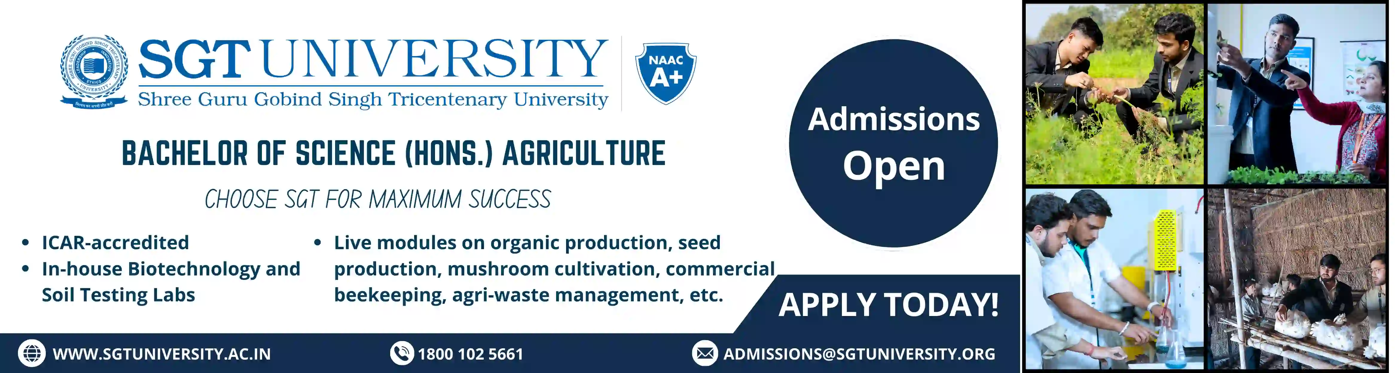 What is a Bachelor of Science (Hons.) Agriculture and Why Should You Study It