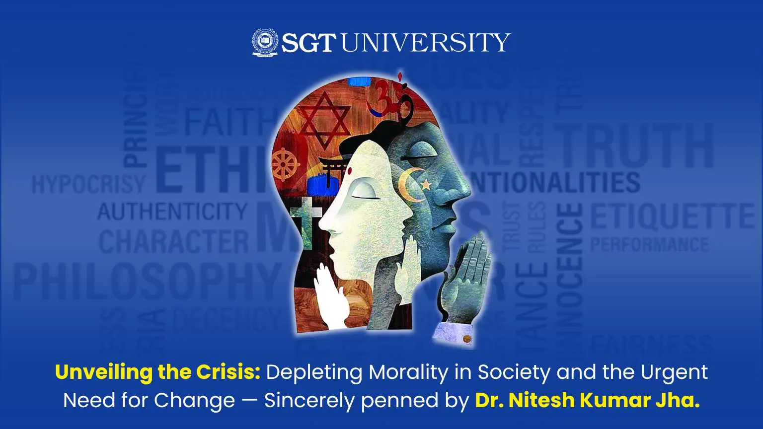 Depleting Morality in Society is not a good sign of a Developed Society