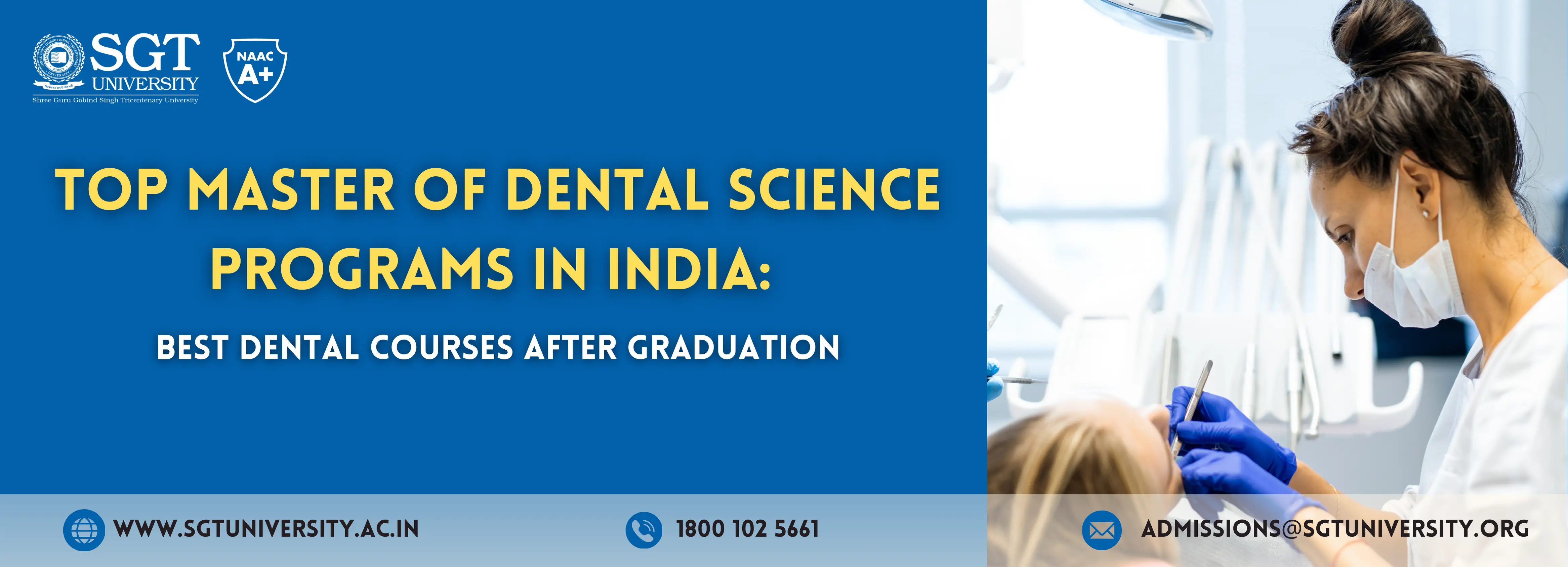 Top Master of Dental Science Courses in India: Best Dental Courses After Graduation