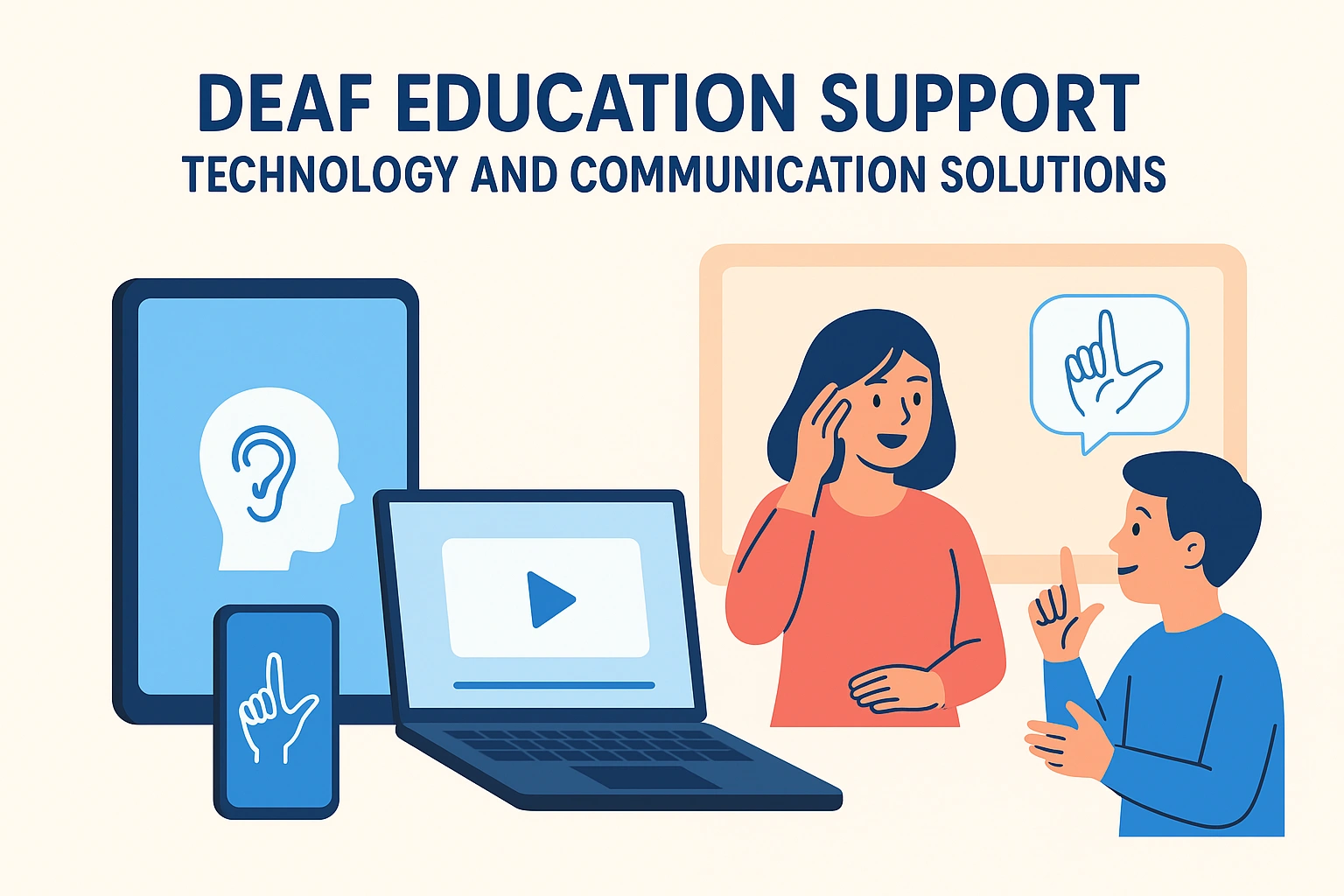 Deaf Education Support: Technology and Communication Solutions