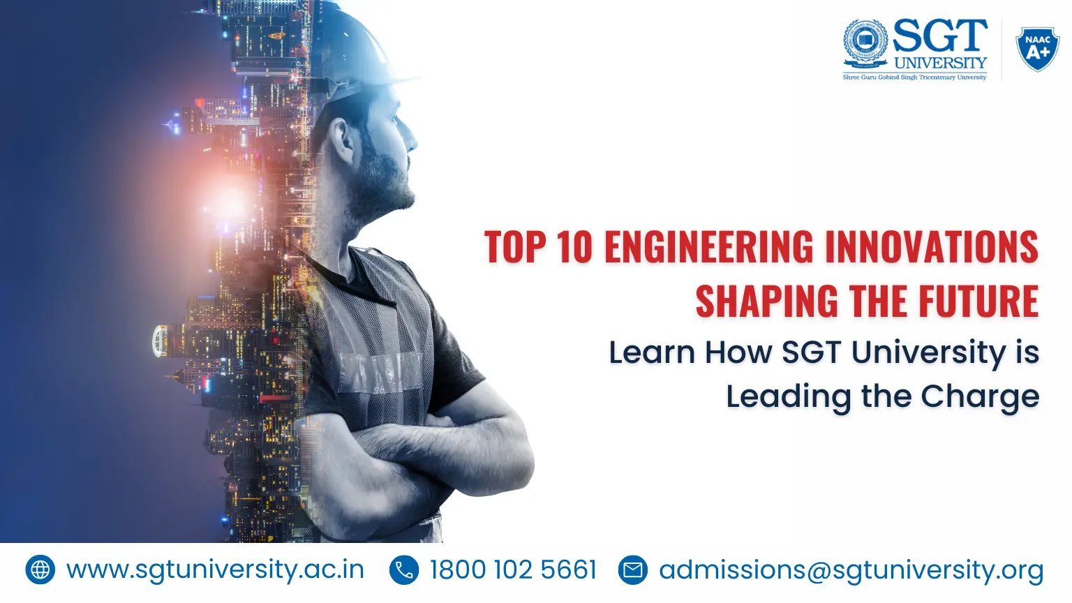 Top 10 Engineering Innovations Shaping the Future: How SGT University is Leading the Charge