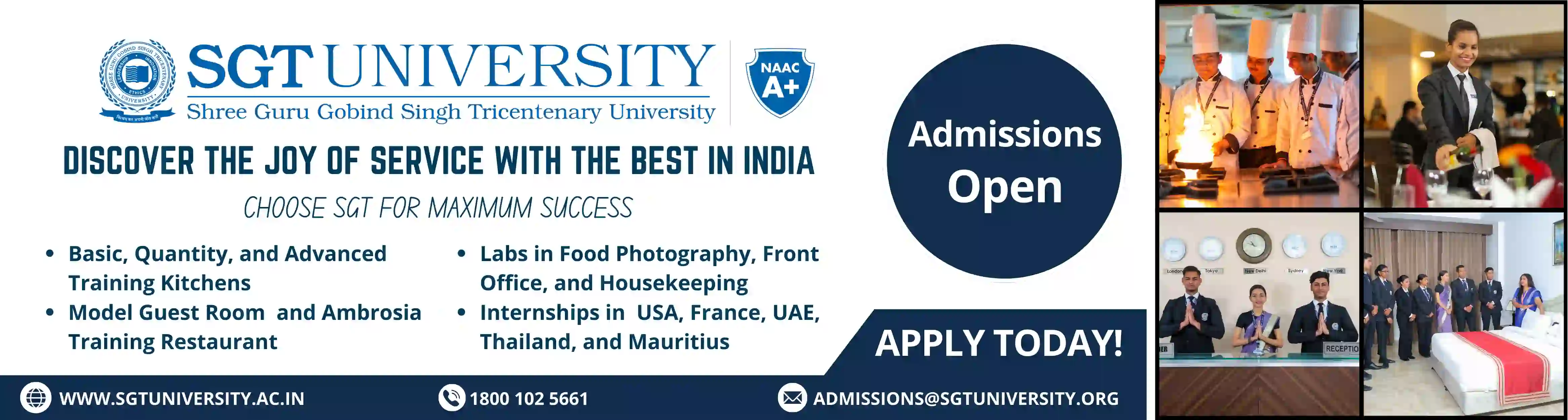 Hotel Management Admissions