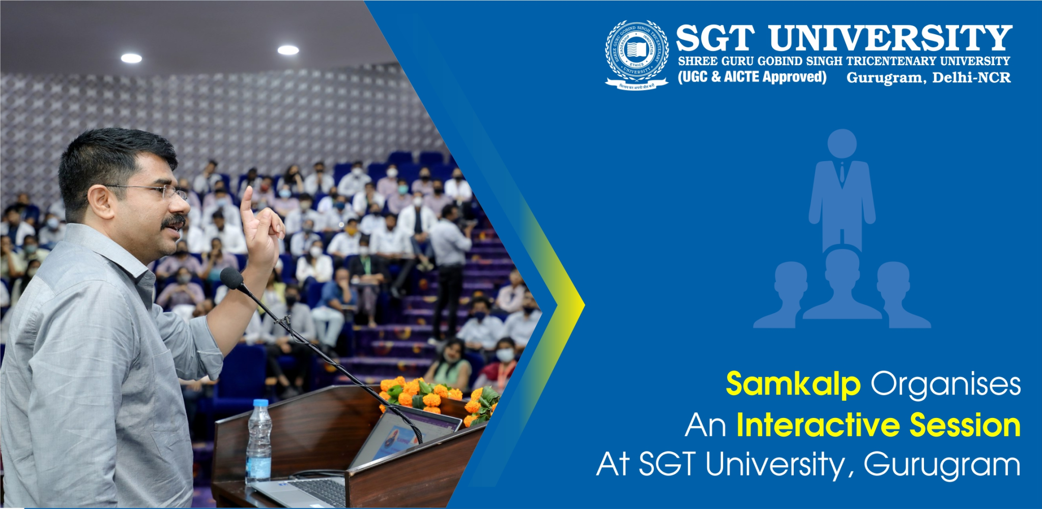 Samkalp Organises An Interactive Session At SGT University, Gurugram