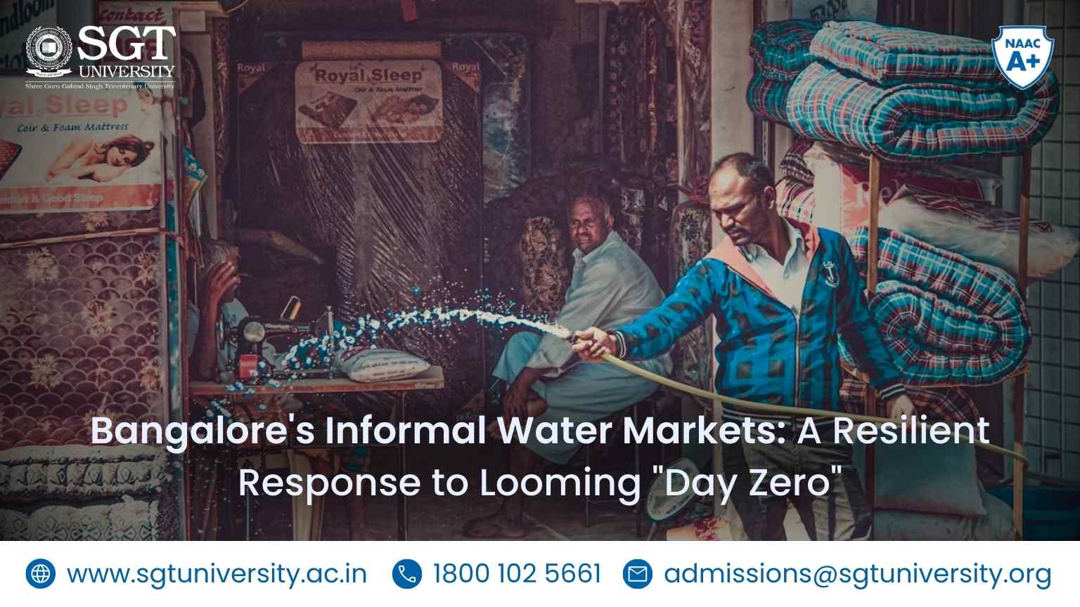 The informal water markets of Bangalore
