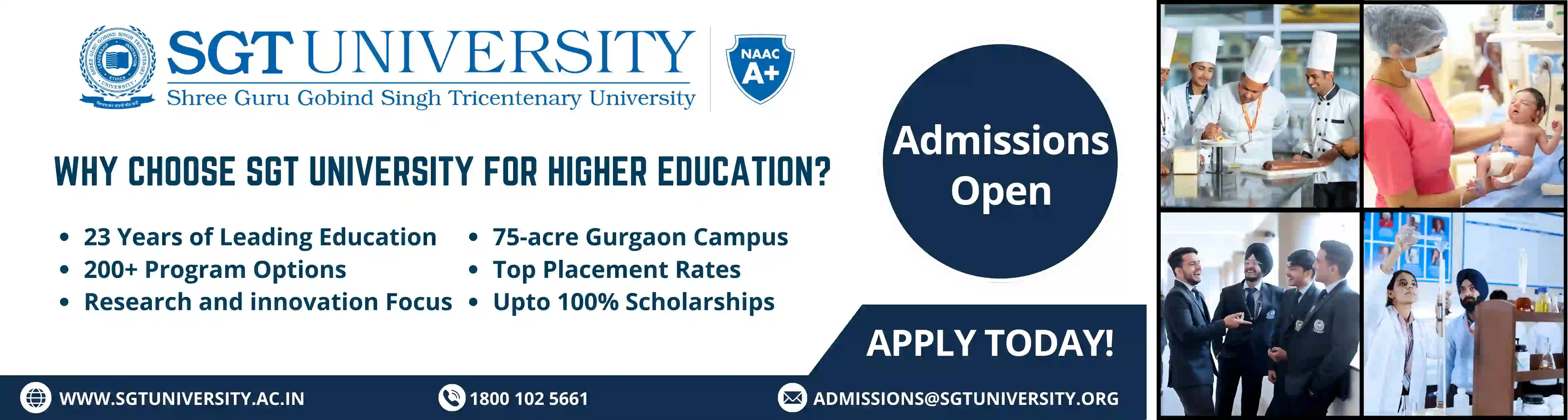 Why Choose SGT University for Higher Education?