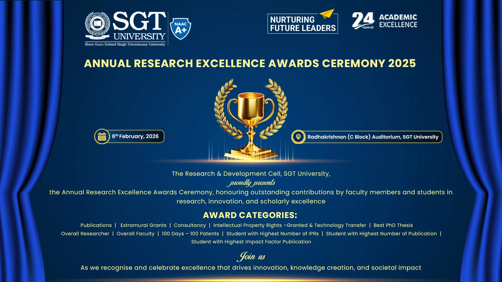 Annual Research Excellence Awards Ceremony 2025 