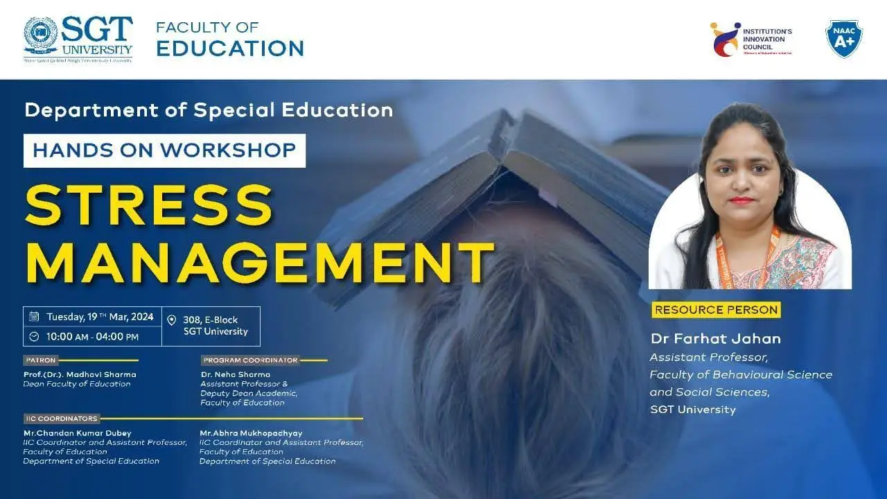 Workshop on Stress Management 1