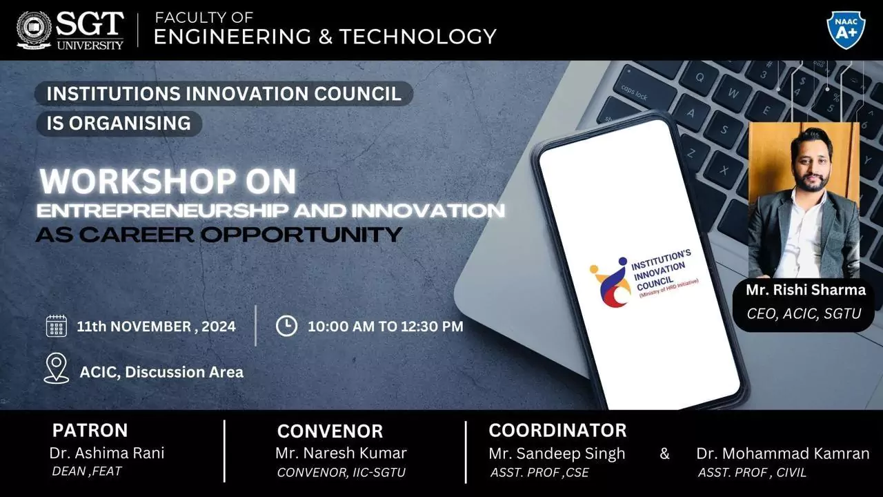 Entrepreneurship and Innovation as Career Opportunity 1