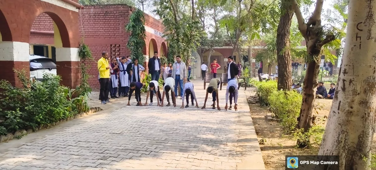 Sport Competition in the Village Sakatpur, Gurugram, under SVSP, Unnat Bharat Abhiyan, CED & MED, SOET, SGTU 1